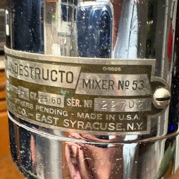 Rare Black Enamel Benedict Indestructo Milkshake Mixer #53 - Picture 4 of 7